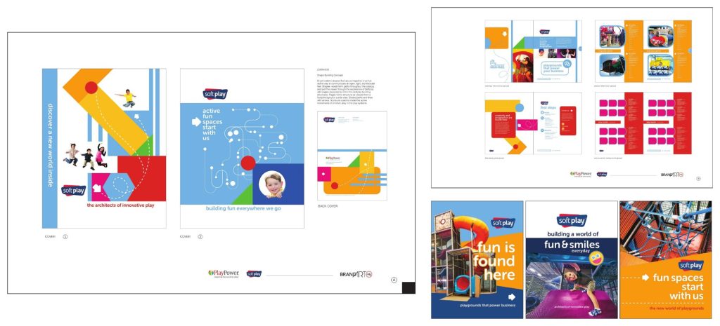 Soft Play catalog and poster concepts